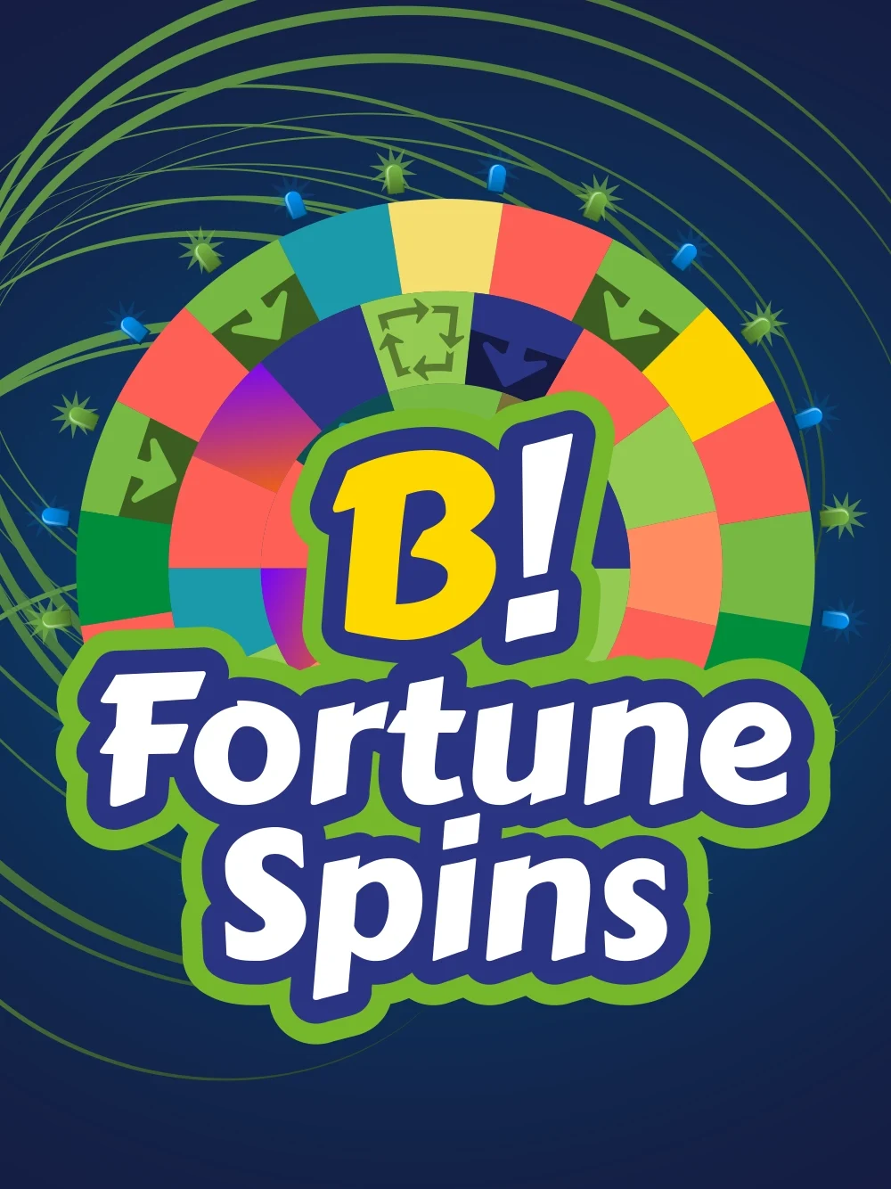 Slot de fortuna con sensación de giro afortunado y brillo neón.